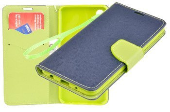 Etui portfel Fancy Case do SAMSUNG GALAXY A10 A105 niebieski