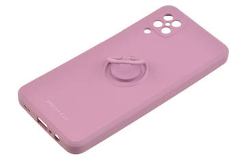 Etui Pastel Amber do Samsung Galaxy A12 fioletowy