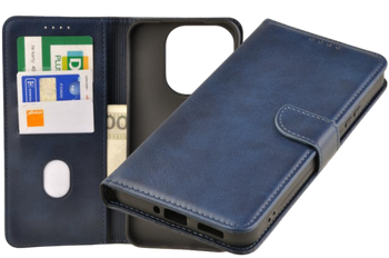 Etui portfel Wallet do Xiaomi 15T granatowy