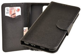 Etui portfel Fancy Case do Samsung Galaxy A12 / M12 czarny