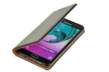 Skórzane etui Book Cover do SAMSUNG GALAXY A5 2016 A510 czarny