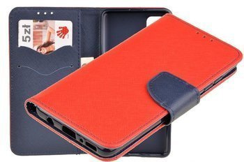Etui portfel Fancy Case do Samsung Galaxy A71 czerwony