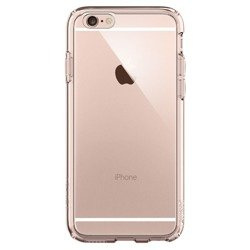 Etui Spigen Ultra Hybrid do APPLE IPHONE 6 / 6S   przezroczysto różowy