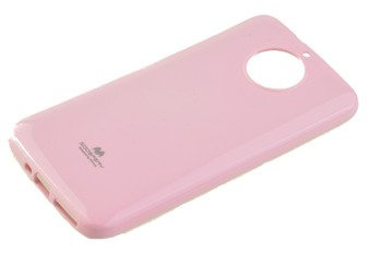 Etui Mercury Goosper Jelly Case do MOTOROLA MOTO G5S pudrowy róż