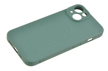 Etui Mercury Goospery MagSafe Silicone do Apple iPhone 14 zielony