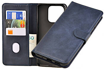 Etui portfel Wallet do Xiaomi Redmi 12 granatowy