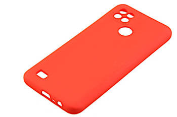 Etui silikonowe Tint do Realme C21 czerwony
