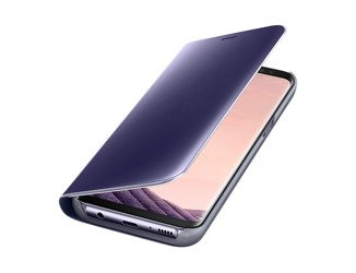 Oryginalne Etui Clear View Standing Cover do SAMSUNG Galaxy S8 G950 fiolet