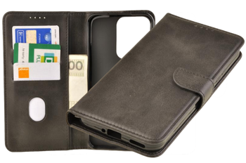 Etui portfel Wallet do Oppo Reno14 5G / Reno14 F 5G czarny