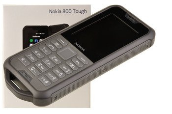 Odporny telefon komórkowy Nokia 800 Tough czarny