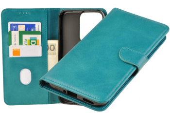 Etui portfel Wallet do Oppo Reno14 5G / Reno14 F 5G zielony