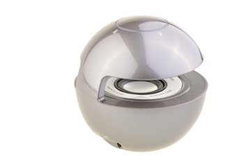 Głośnik Bezprzewodowy Bluetooth Led MP3 microSD Aux szary