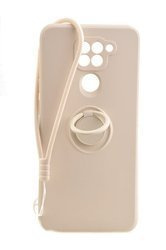 Etui Pastel Ring do Xiaomi Redmi Note 9 szary