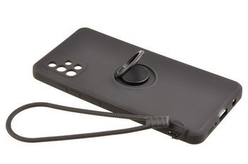 Etui Pastel Ring do Samsung Galaxy A51 czarny