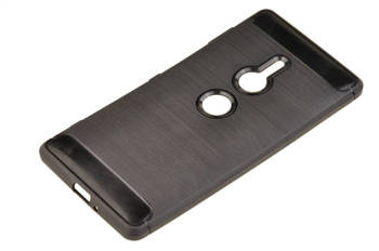 Etui elastyczne Carbon do Sony Xperia XZ2 czarny
