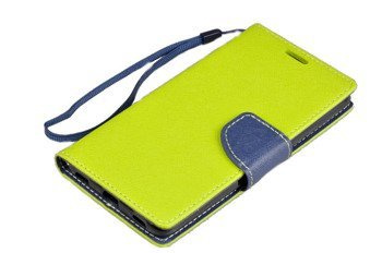 Etui portfel Fancy Case do HONOR 7 Lite zielony