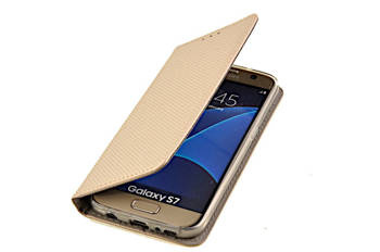 Etui Smart W1 do SAMSUNG Galaxy S7 G930 złoty