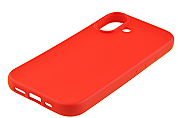 Etui silikonowe Tint do Apple iPhone 17 czerwony