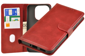 Etui portfel Wallet do Xiaomi 15T czerwony