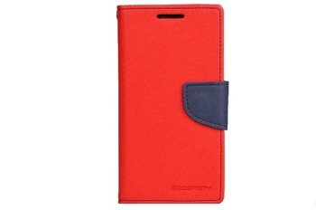 Oryginalne Etui portfel Mercury Fancy Case do SAMSUNG GALAXY ALPHA G850 czerwony
