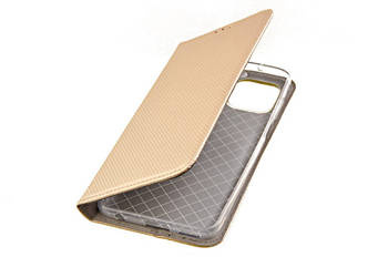 Etui Smart do Motorola EDGE 20 Lite złoty