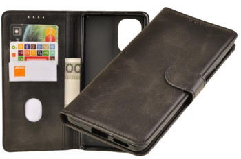 Etui portfel Wallet do Motorola Moto G85 5G czarny