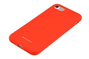 Etui Mercury Goospery Silicone do iPhone 7 / 8 / SE 2020 / SE 2022 czerwony