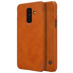 Etui Nillkin Qin leather case do SAMSUNG GALAXY A6+ / A6 Plus 2018 A605 brązowy