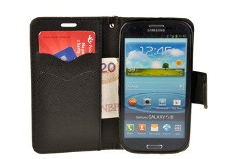 Etui portfel Fancy Case do Samsung Galaxy S3 i9300 czarny