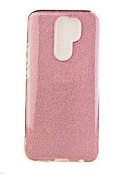 Etui brokatowe Shc do Xiaomi Redmi 9 różowy