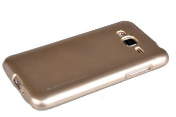 Etui Mercury Goospery iJelly Case do SAMSUNG GALAXY J3 2016 złoty