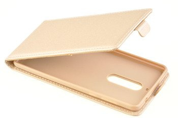 ETUI KABURA FLEXI do Nokia 5 / Nokia 5 Dual Sim złoty