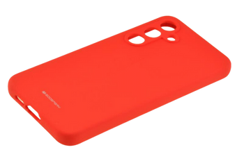 Etui Mercury Goospery Silicone do Samsung Galaxy S24 Fe czerwony