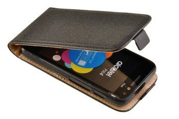 ETUI KABURA FLEXI do ALCATEL PIXI 4 4.0 / ORANGE RISE 31 czarny