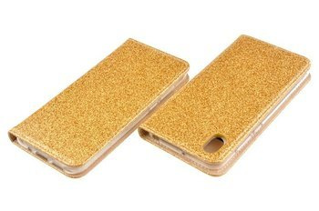 Etui Shining Book do Huawei Y5 2019 / Honor 8S złoty