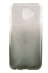 Etui brokatowe Bling do SAMSUNG GALAXY J6+ / J6 Plus J610 czarny