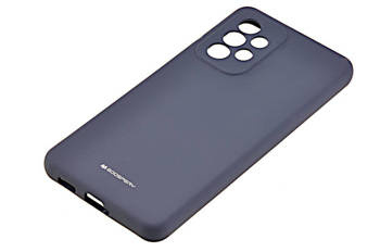Etui Mercury Goospery Silicone do Samsung Galaxy A53 5G granatowy