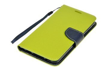 Etui Portfel Fancy Case do HTC Desire 825 / 10 lifestyle limonkowe
