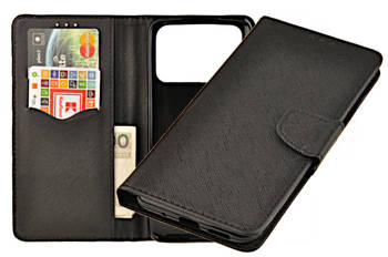 Etui portfel Fancy Case do Xiaomi POCO C40 czarny