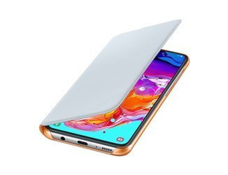 Oryginalne etui Wallet Cover do SAMSUNG GALAXY A70 A705 biały
