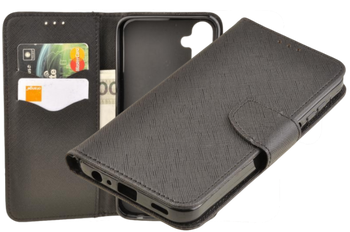 Etui portfel Fancy Case do Samsung Galaxy A15 5G / A15 4G czarny