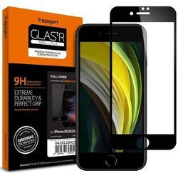 Szkło Hartowane Spigen Glass FC do Apple iPhone 7 / 8 / SE 2020 czarny