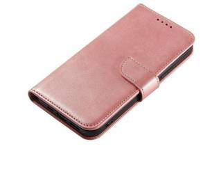 Skórzane etui pokrowiec z klapką do Xiaomi Redmi 9C różowy