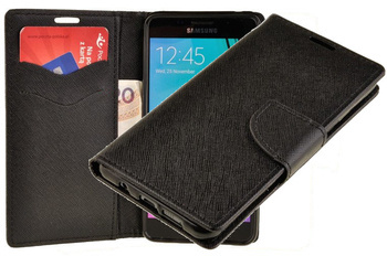 Etui portfel Fancy Case do SAMSUNG GALAXY A5 2016 A510 czarny