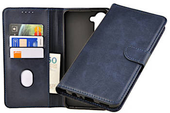 Etui portfel Wallet do Realme 10 4G granatowy