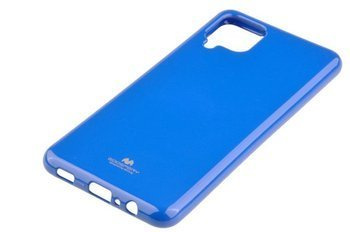 Etui Mercury Goospery Jelly Case do Samsung Galaxy A12 niebieski