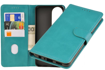 Etui portfel Wallet do Oppo A60 4G zielony