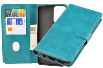 Etui portfel Wallet do Motorola Moto G34 5G zielony