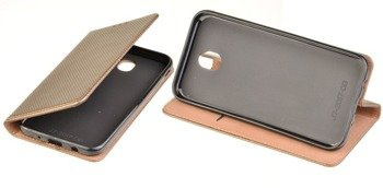 Etui Smart W2 do SAMSUNG Galaxy J7 2017 J730 brąz