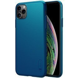 Etui cienkie Nillkin Super Frosted Shield do Apple iPhone 11 Pro niebieski szafir
